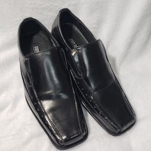 Boys Size 7 Stacy Adams Pre-owned Black Dress Shoes